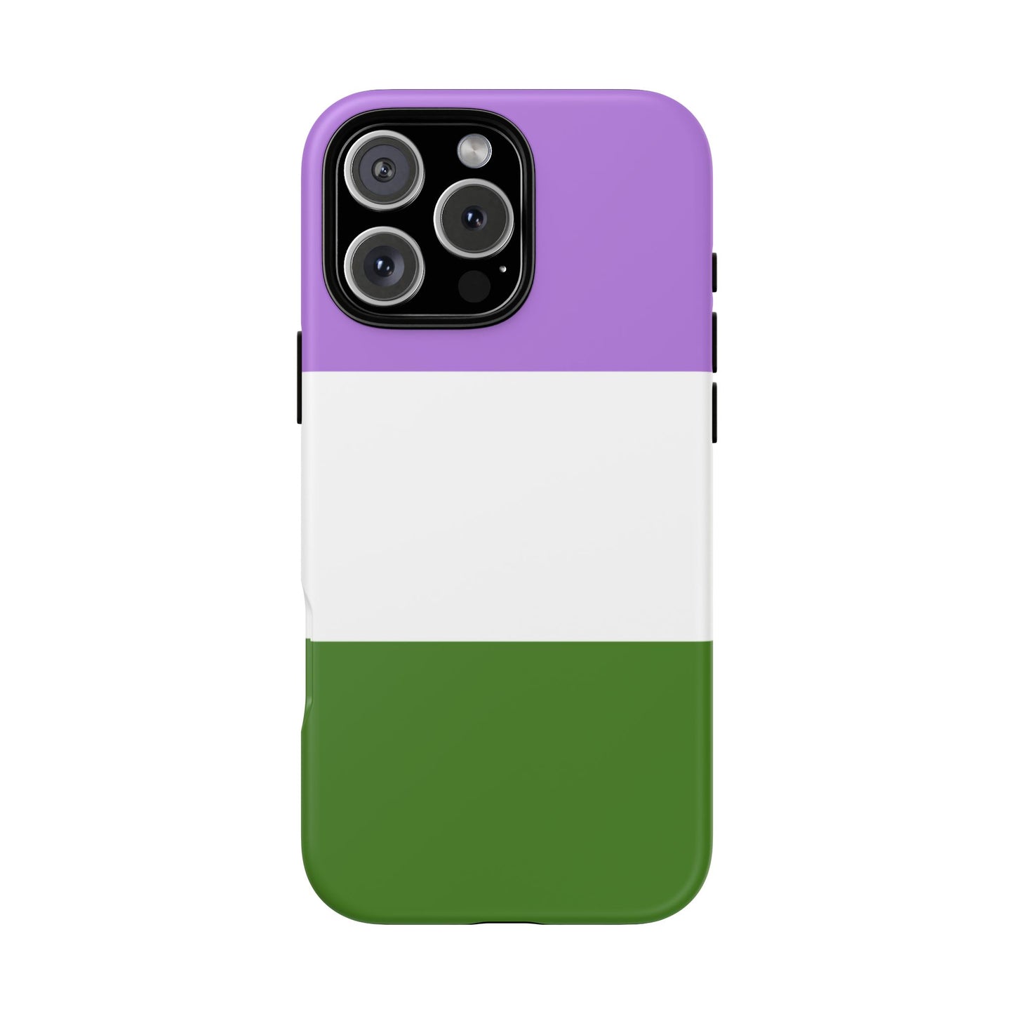 Genderqueer Pride iPhone Case – LGBTQ Flag Protective Cover for iPhone 11 12 13 14 15 16 17