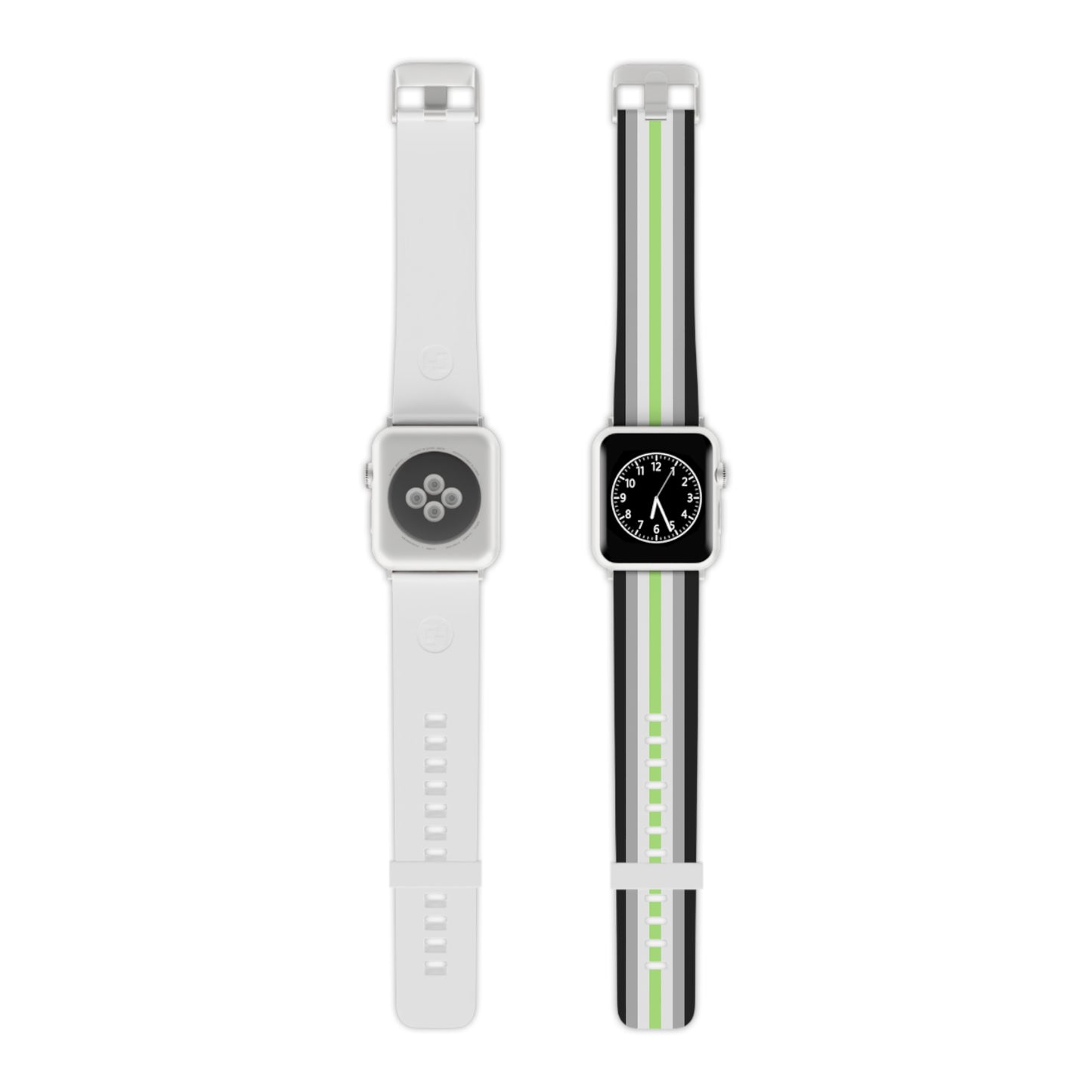 Agender Pride Apple Watch Band – LGBTQ Silicone Strap (38mm–49mm)