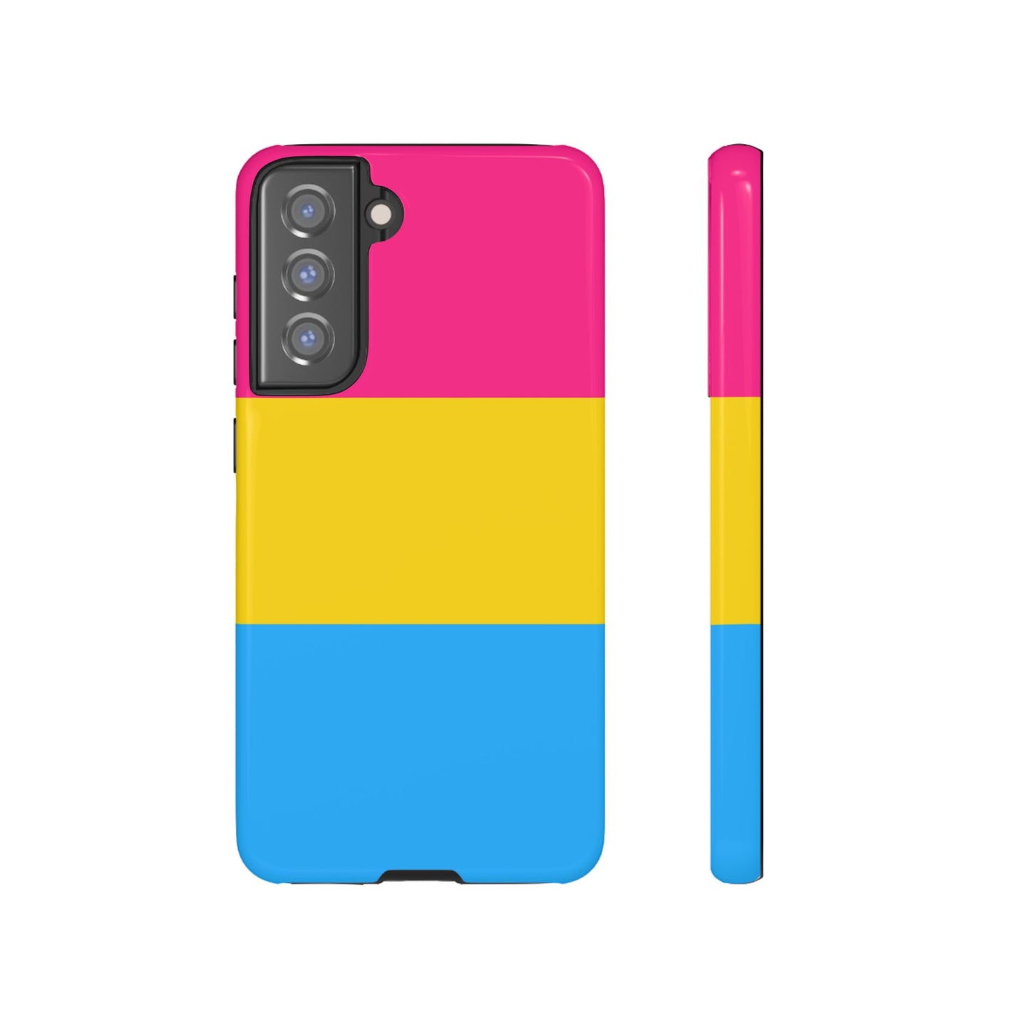 Pansexual Pride Samsung Phone Case – LGBTQ Flag Protective Cover for Galaxy S21 S22 S23 S24 S25