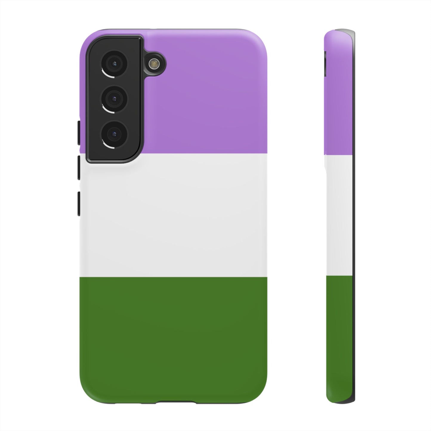 Genderqueer Pride Samsung Phone Case – LGBTQ Flag Protective Cover for Galaxy S21 S22 S23 S24 S25