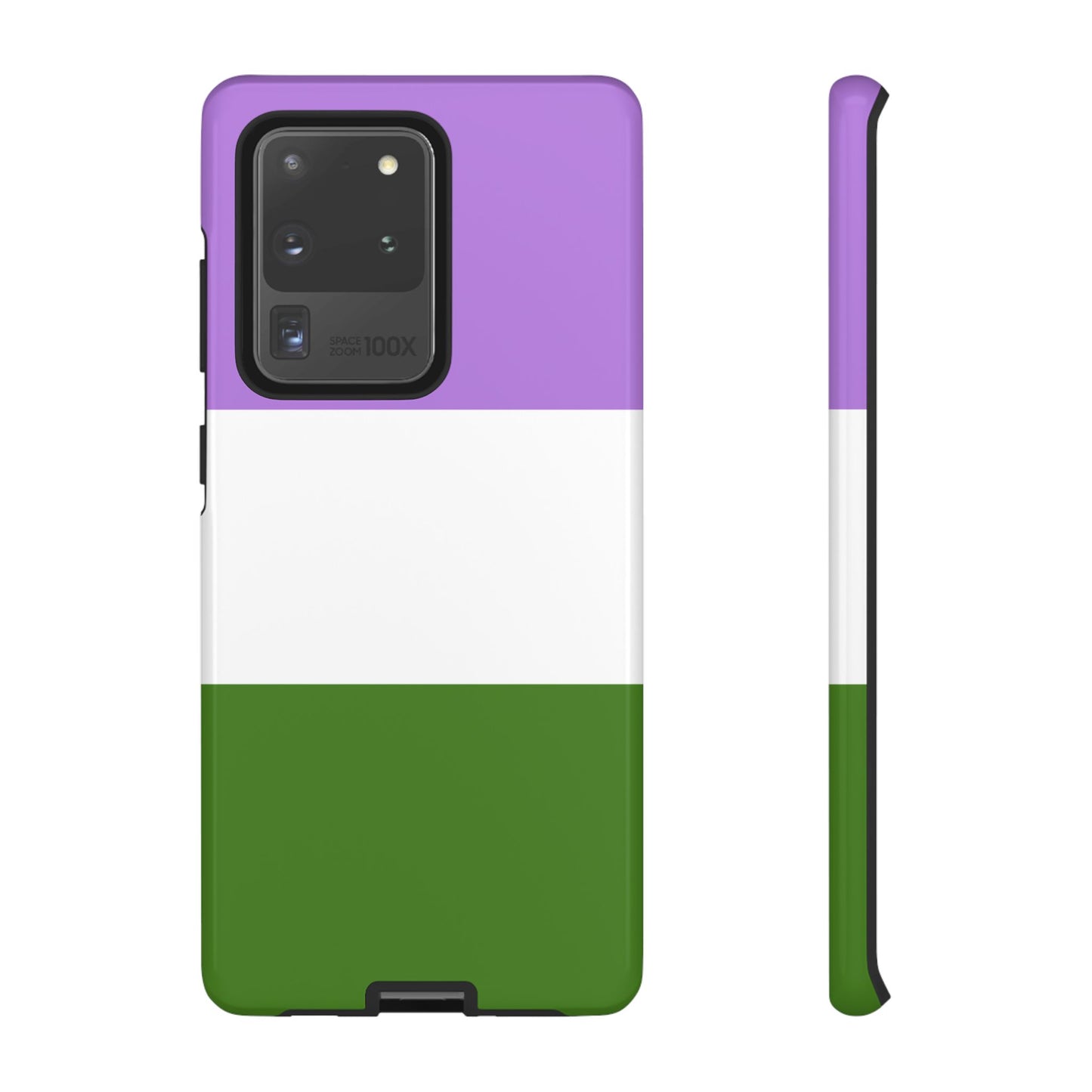 Genderqueer Pride Samsung Phone Case – LGBTQ Flag Protective Cover for Galaxy S21 S22 S23 S24 S25