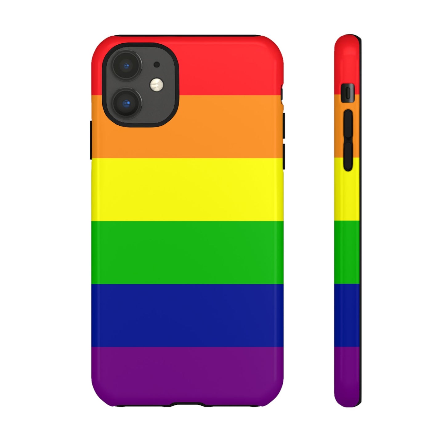 Rainbow Pride iPhone Case – LGBTQ Flag Protective Cover for iPhone 11 12 13 14 15 16 17