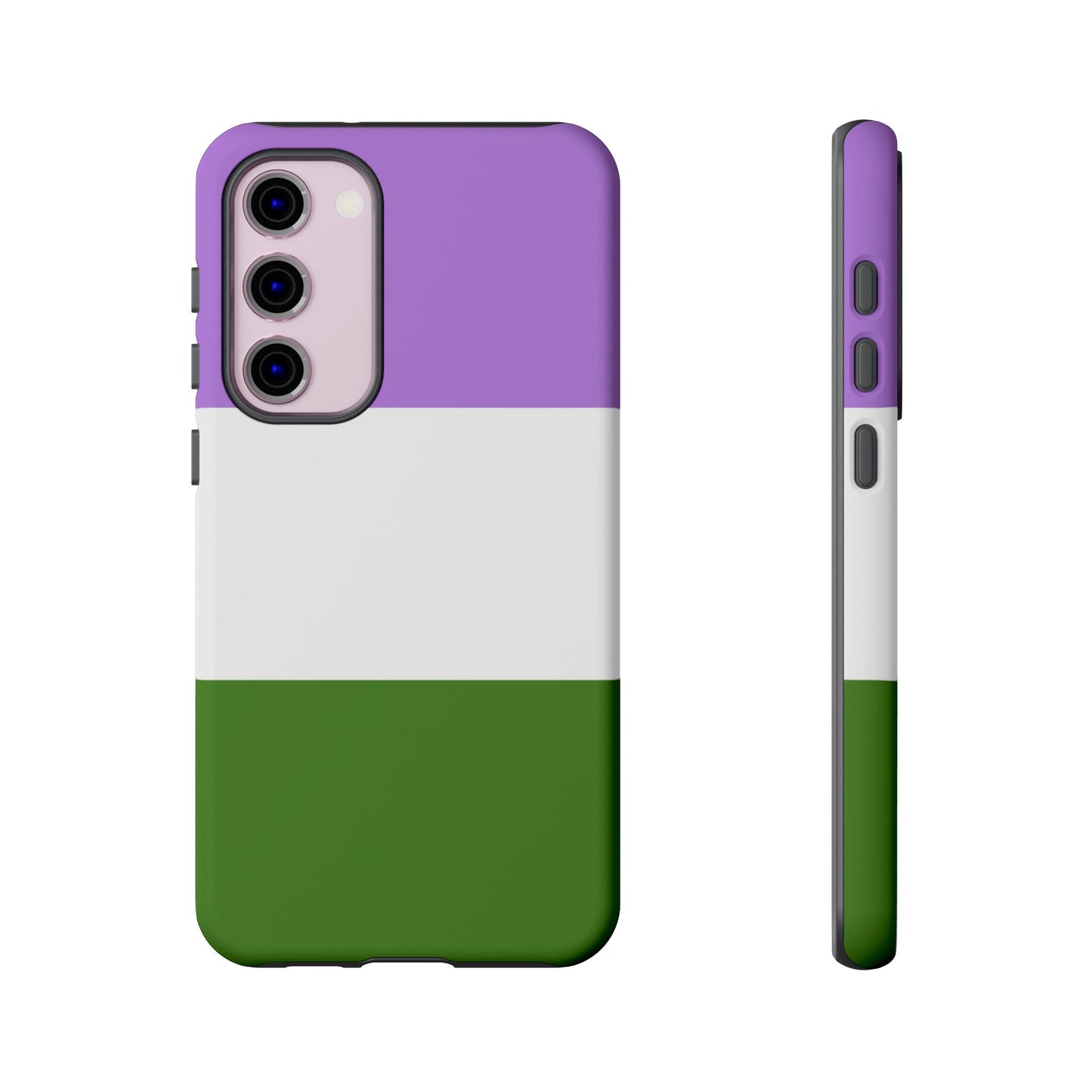 Genderqueer Pride Samsung Phone Case – LGBTQ Flag Protective Cover for Galaxy S21 S22 S23 S24 S25