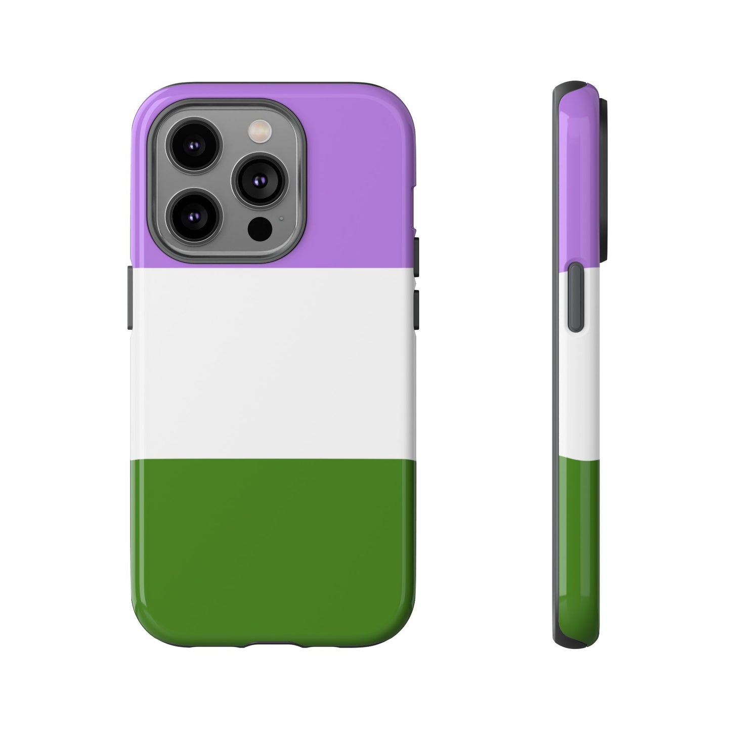 Genderqueer Pride iPhone Case – LGBTQ Flag Protective Cover for iPhone 11 12 13 14 15 16 17