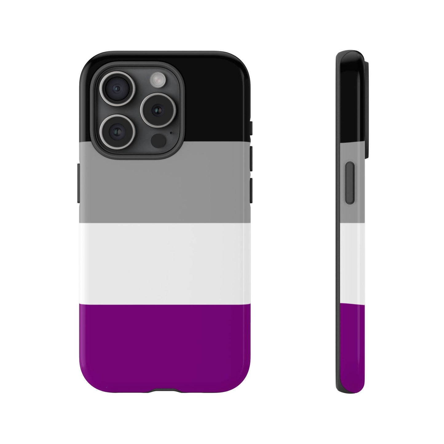 Asexual Pride iPhone Case – LGBTQ Flag Protective Cover for iPhone 11 12 13 14 15 16 17