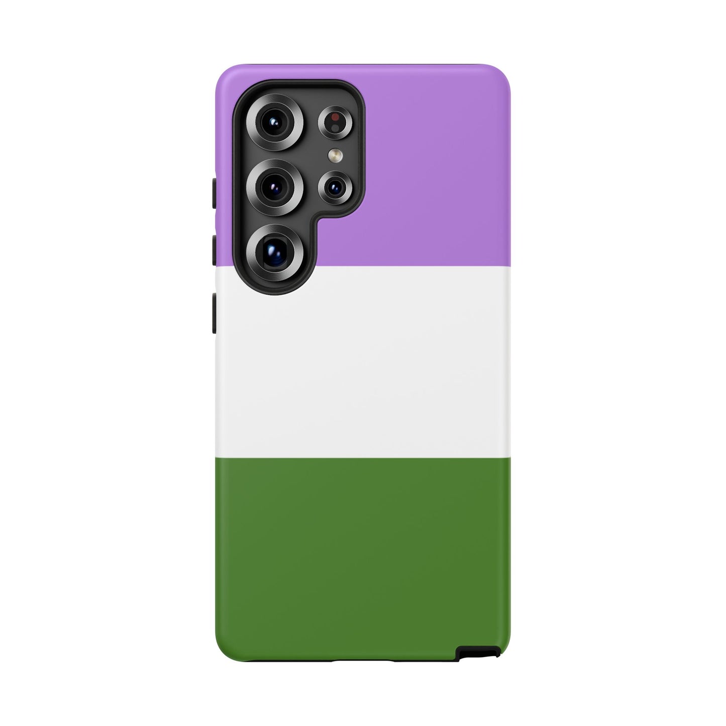 Genderqueer Pride Samsung Phone Case – LGBTQ Flag Protective Cover for Galaxy S21 S22 S23 S24 S25