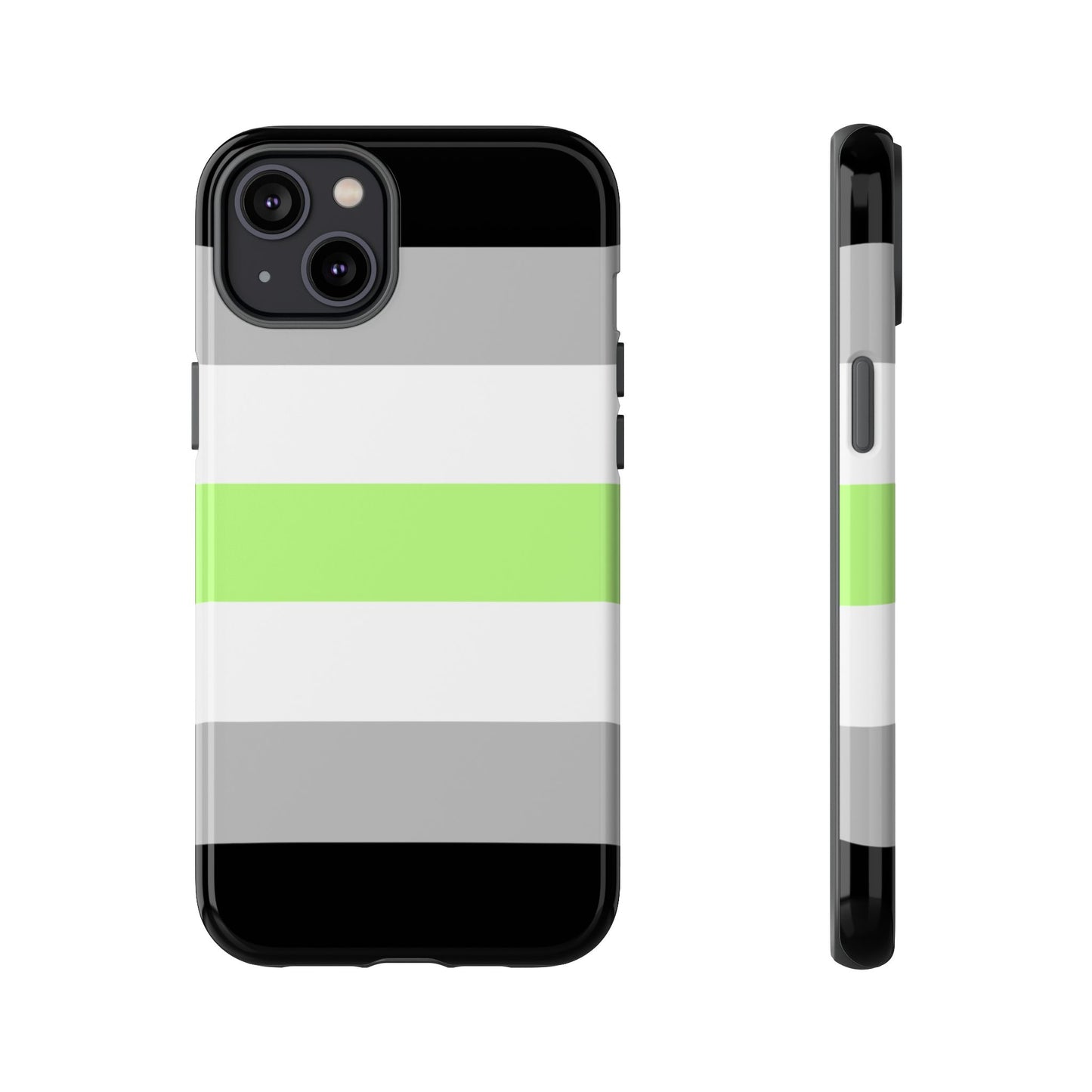Agender Pride iPhone Case – LGBTQ Flag Protective Cover for iPhone 11 12 13 14 15 16 17