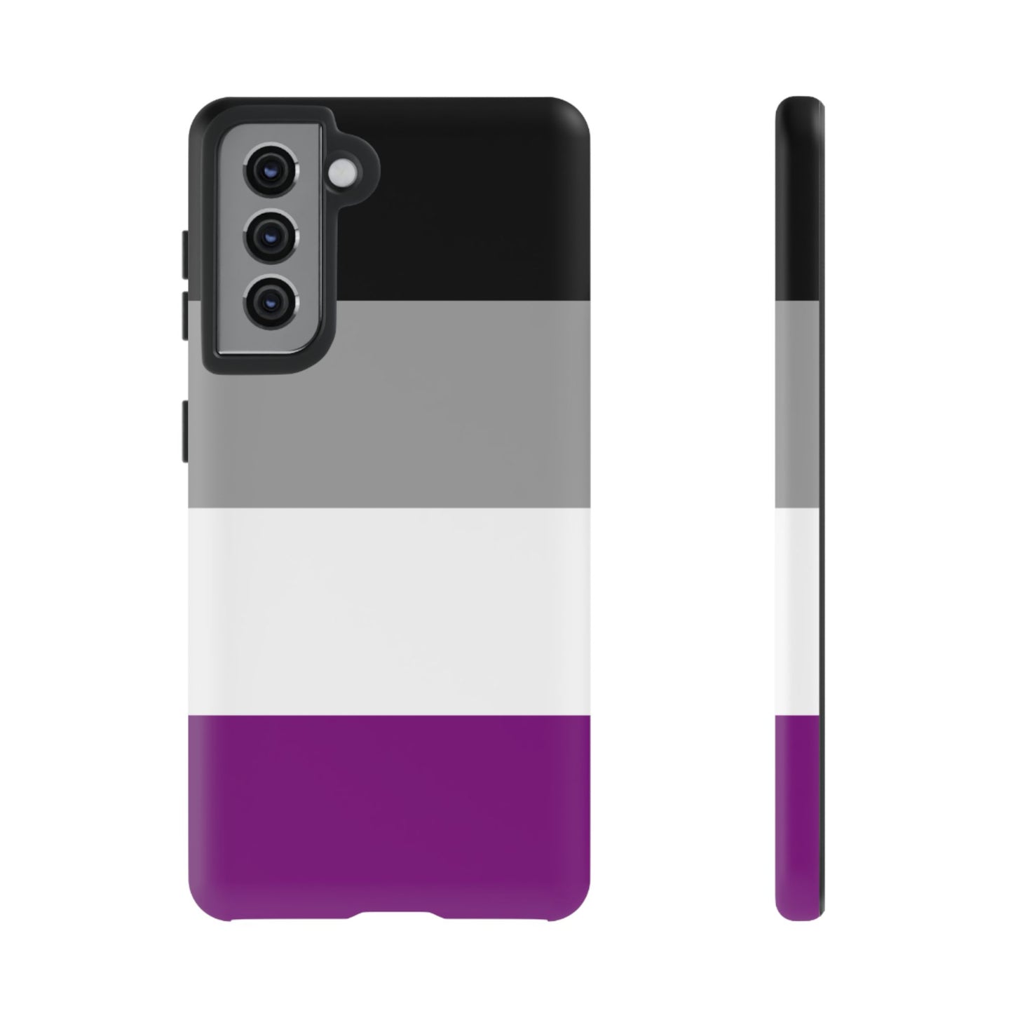 Asexual Pride Samsung Phone Case – LGBTQ Flag Protective Cover for Galaxy S21 S22 S23 S24 S25