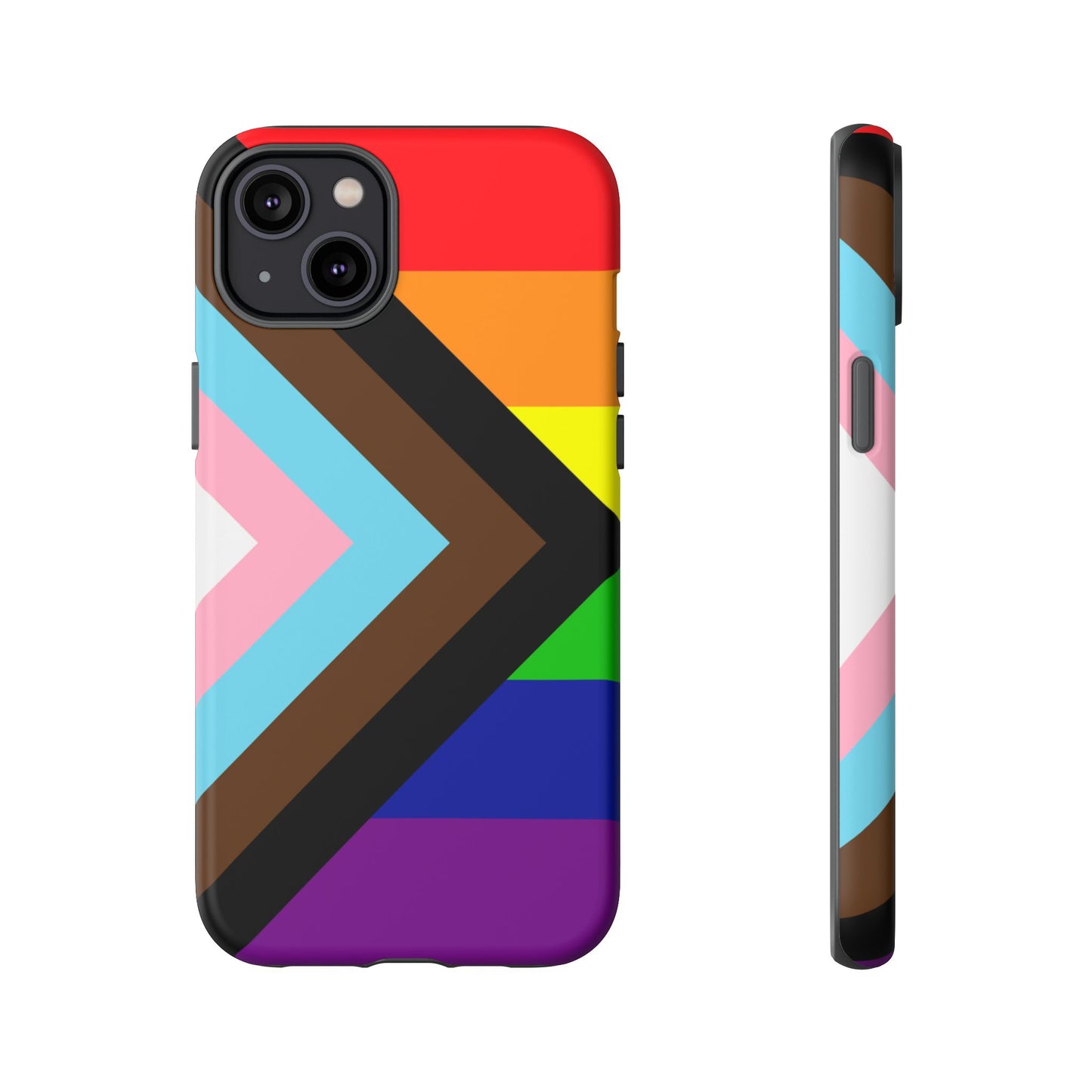 Progress Pride iPhone Case – LGBTQ Flag Protective Cover for iPhone 11 12 13 14 15 16 17
