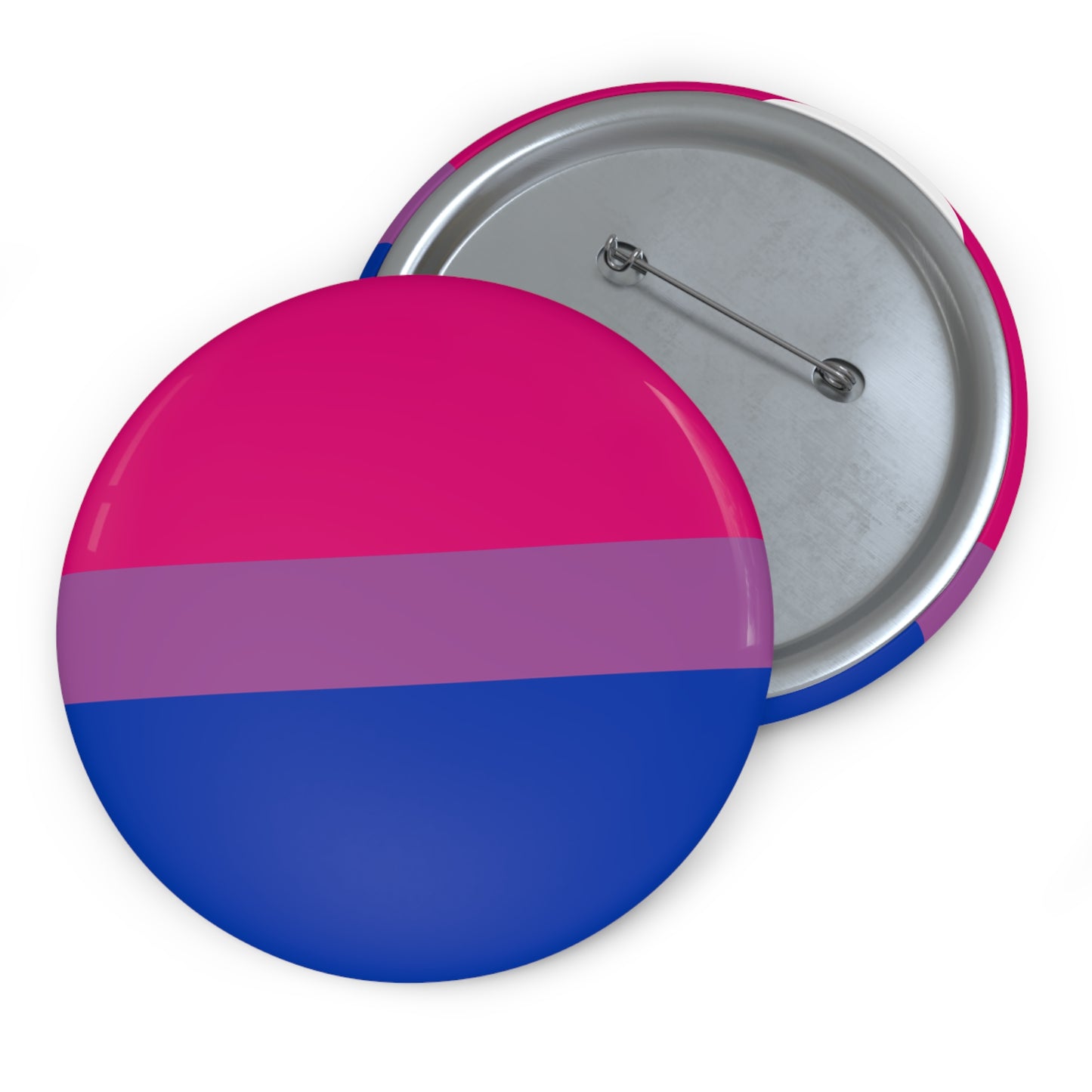 Bisexual Pride Pin Button – LGBTQ Flag Badge