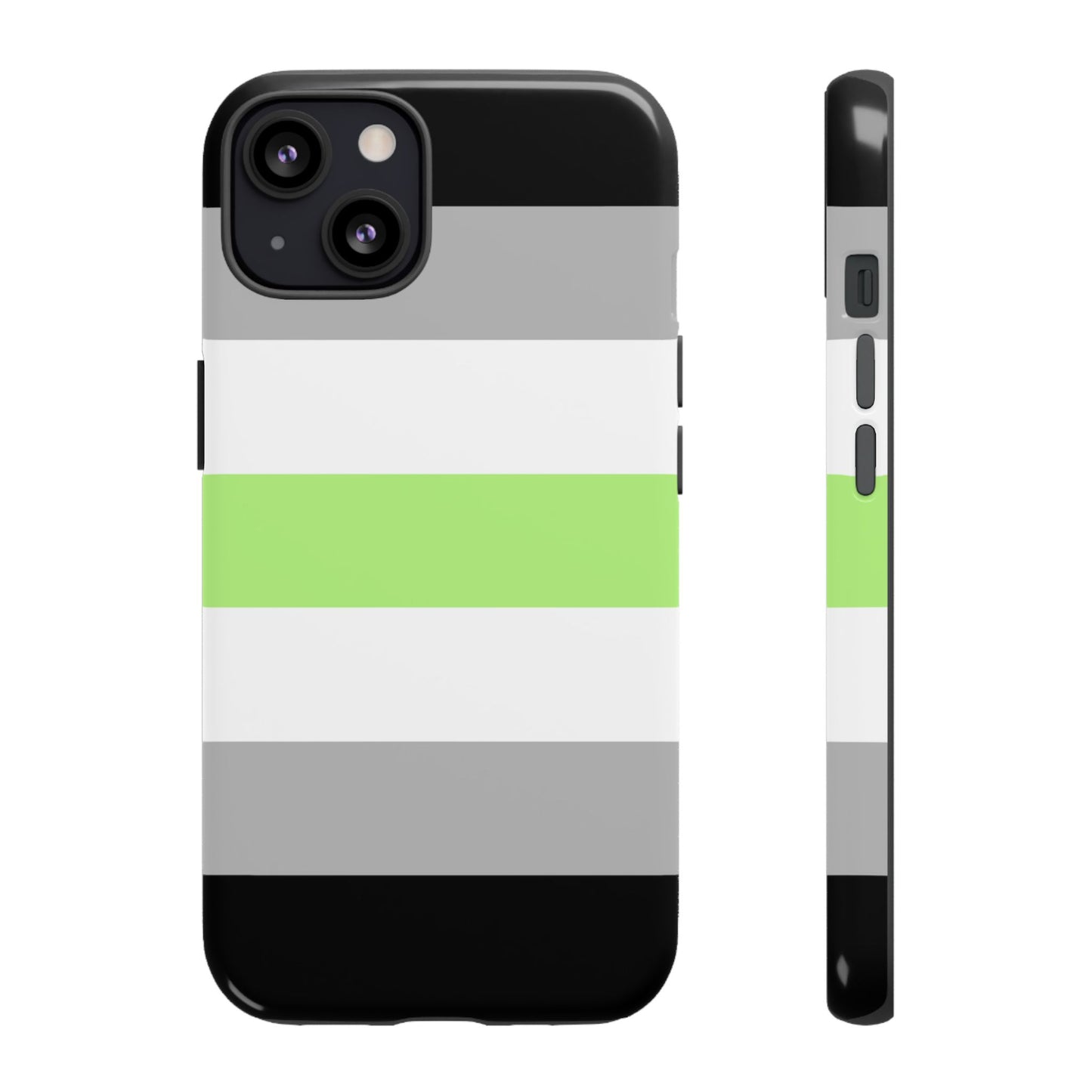 Agender Pride iPhone Case – LGBTQ Flag Protective Cover for iPhone 11 12 13 14 15 16 17
