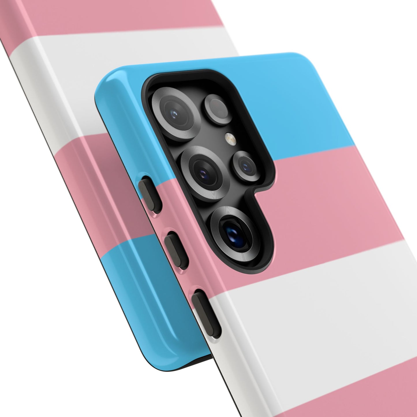 Transgender Pride Samsung Phone Case – LGBTQ Flag Protective Cover for Galaxy S21 S22 S23 S24 S25