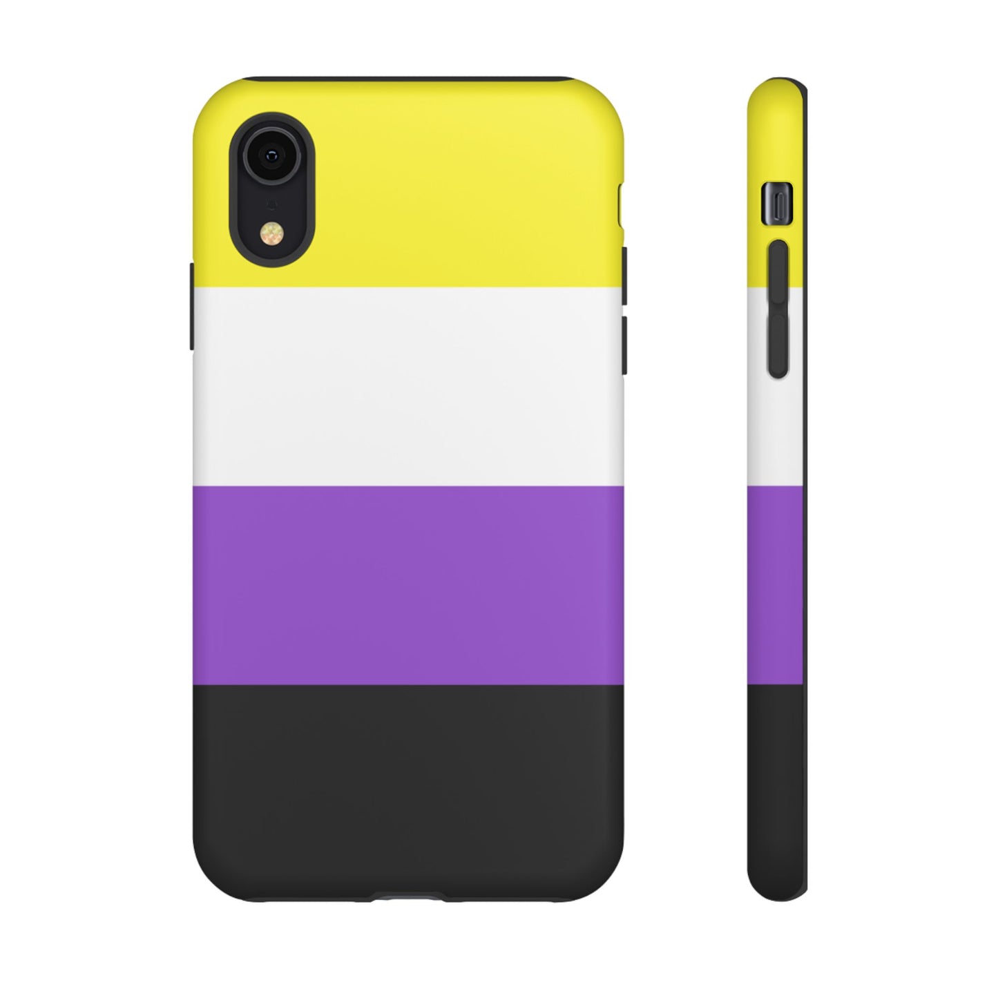 Nonbinary Pride iPhone Case – LGBTQ Flag Protective Cover for iPhone 11 12 13 14 15 16 17
