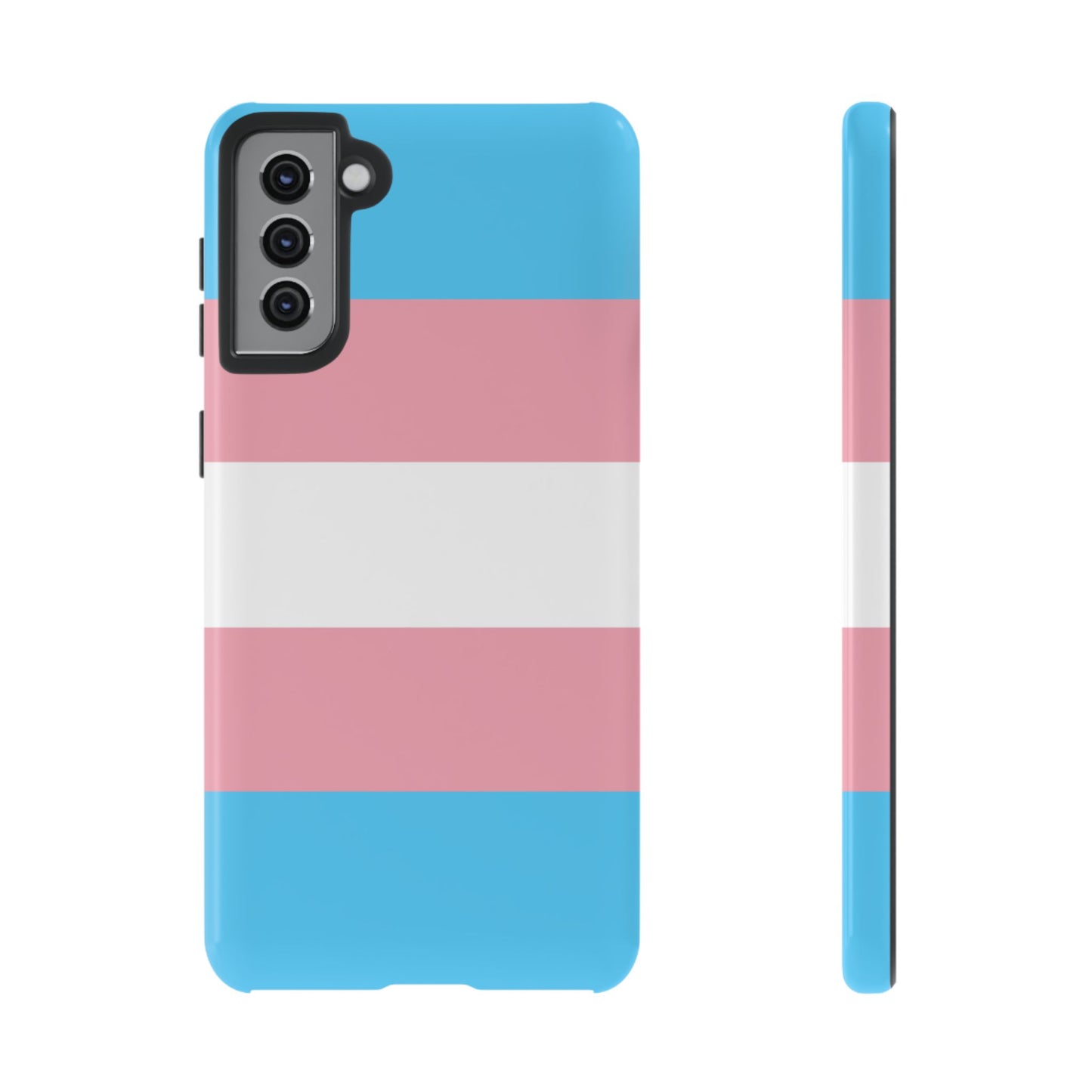 Transgender Pride Samsung Phone Case – LGBTQ Flag Protective Cover for Galaxy S21 S22 S23 S24 S25