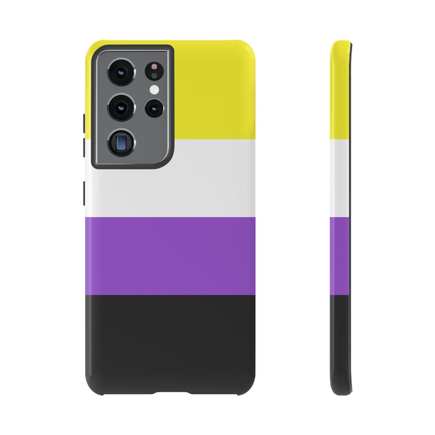 Nonbinary Pride Samsung Phone Case – LGBTQ Flag Protective Cover for Galaxy S21 S22 S23 S24 S25