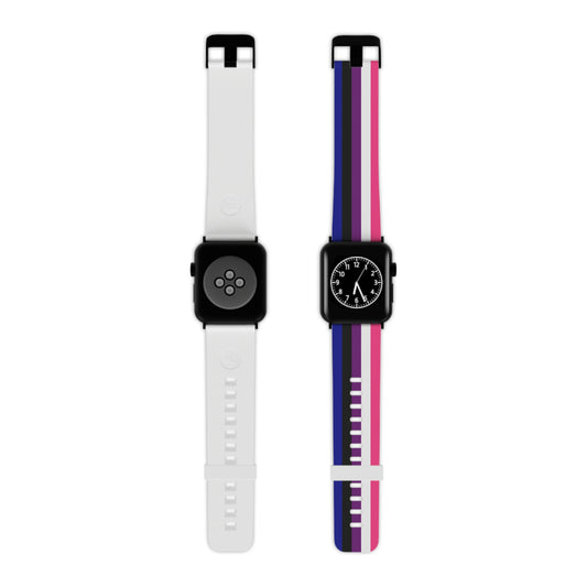 Genderfluid Pride Apple Watch Band – LGBTQ Silicone Strap