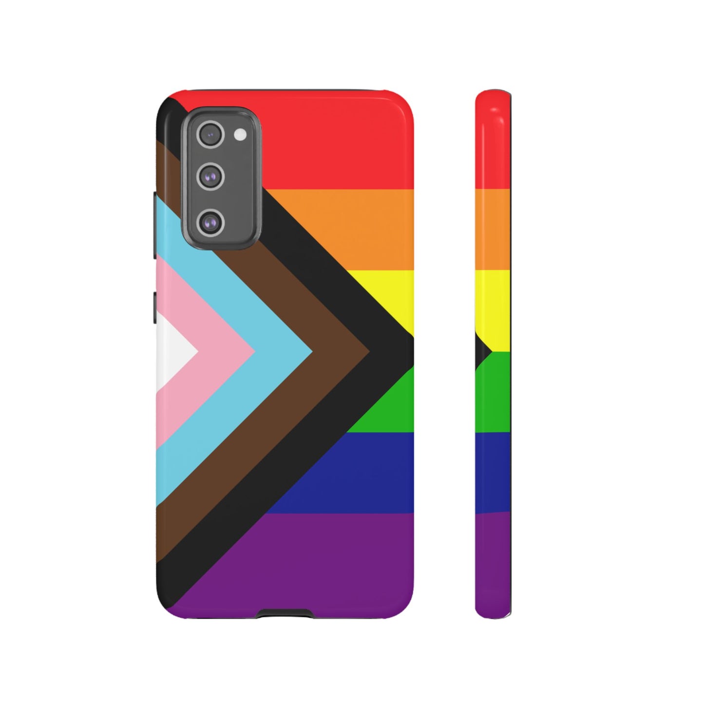 Progress Pride Samsung Phone Case – LGBTQ Flag Protective Cover for Galaxy S21 S22 S23 S24 S25