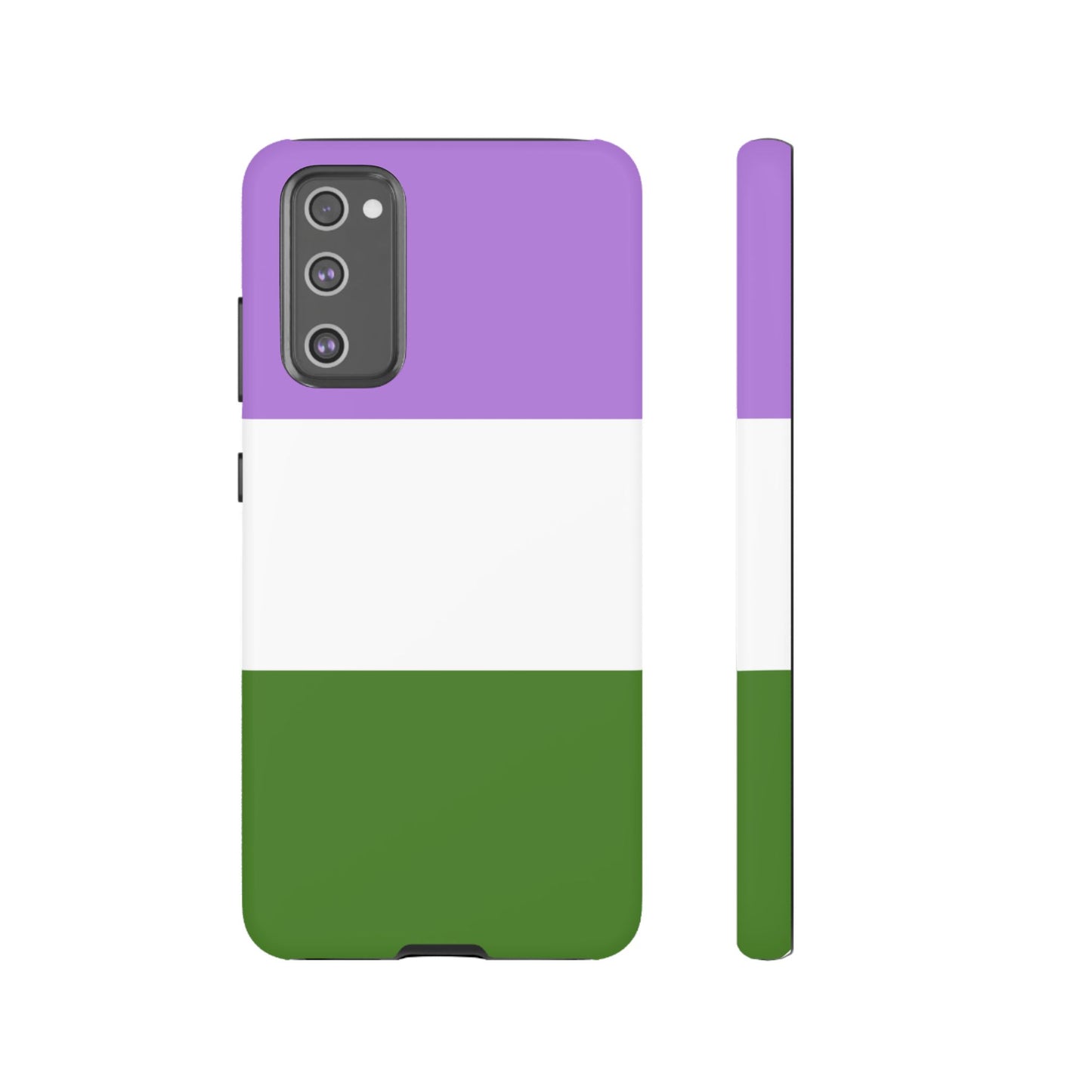 Genderqueer Pride Samsung Phone Case – LGBTQ Flag Protective Cover for Galaxy S21 S22 S23 S24 S25