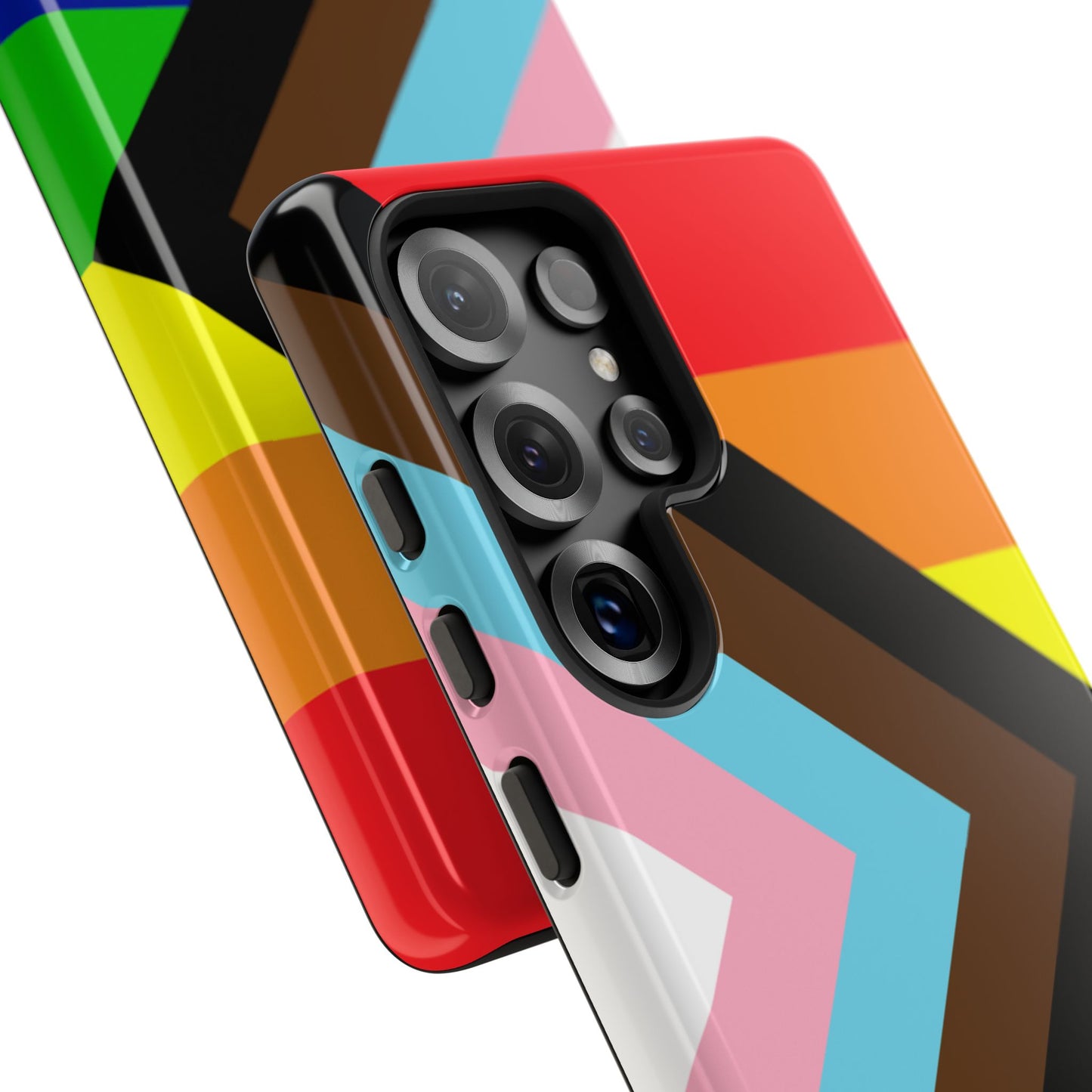 Progress Pride Samsung Phone Case – LGBTQ Flag Protective Cover for Galaxy S21 S22 S23 S24 S25