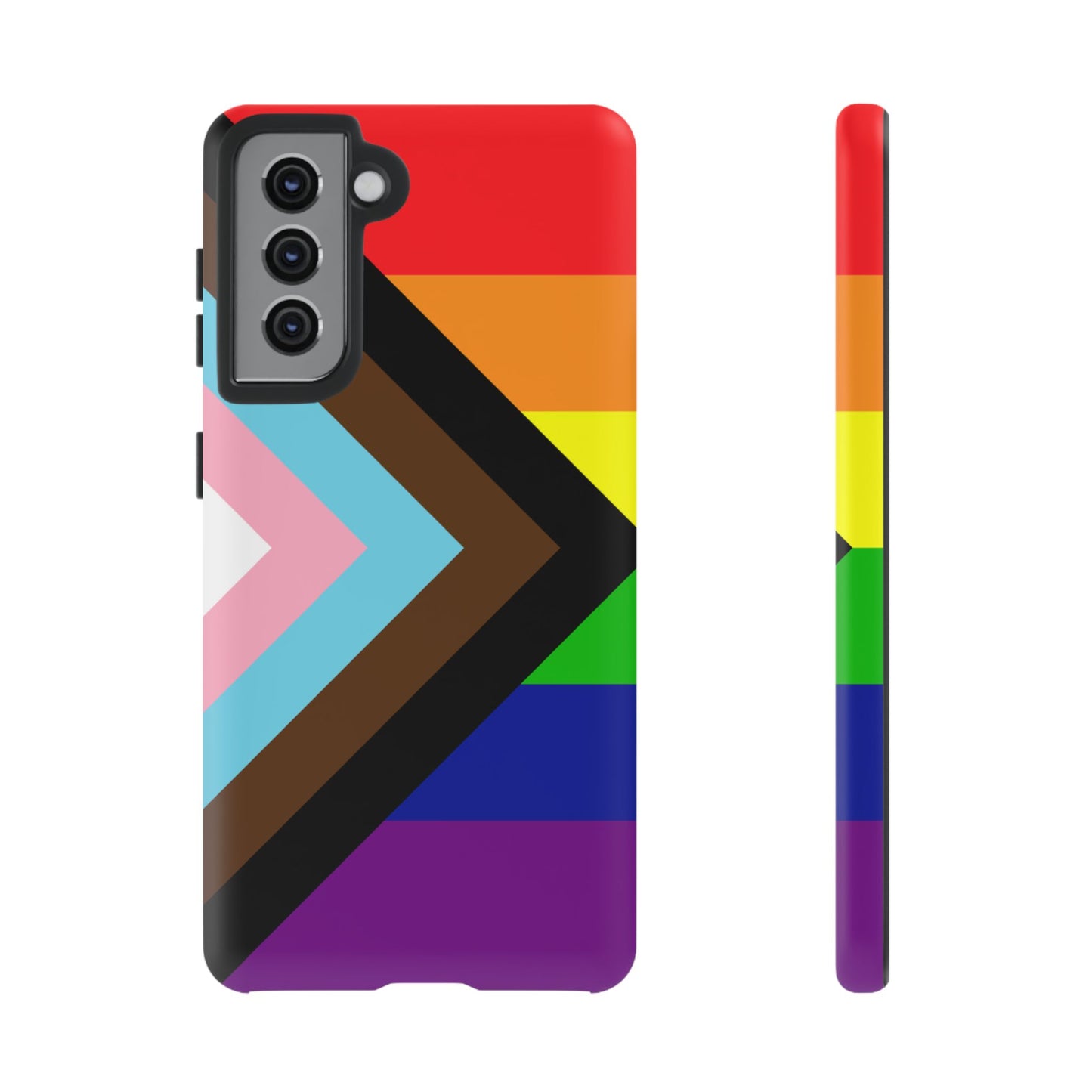 Progress Pride Samsung Phone Case – LGBTQ Flag Protective Cover for Galaxy S21 S22 S23 S24 S25