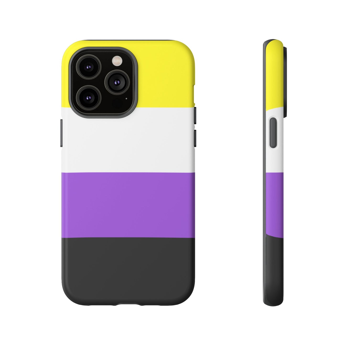 Nonbinary Pride iPhone Case – LGBTQ Flag Protective Cover for iPhone 11 12 13 14 15 16 17