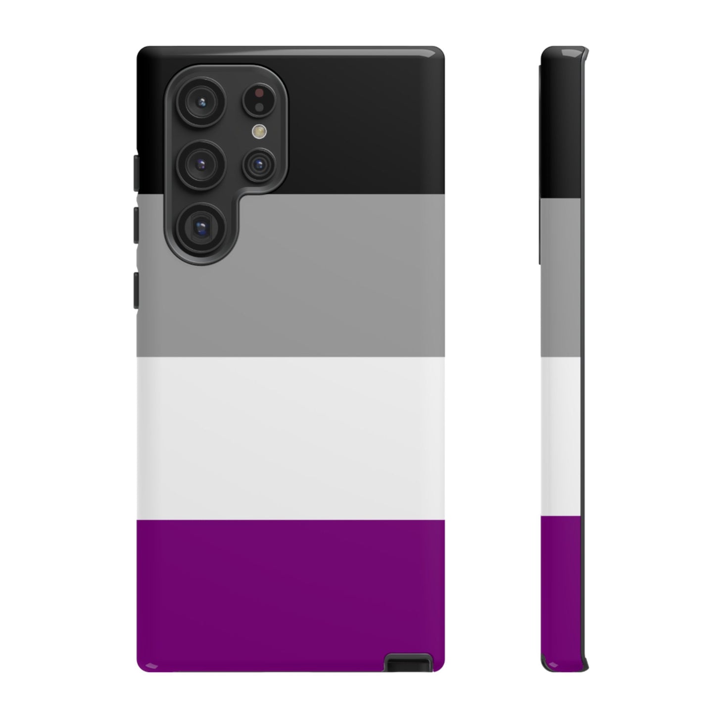 Asexual Pride Samsung Phone Case – LGBTQ Flag Protective Cover for Galaxy S21 S22 S23 S24 S25