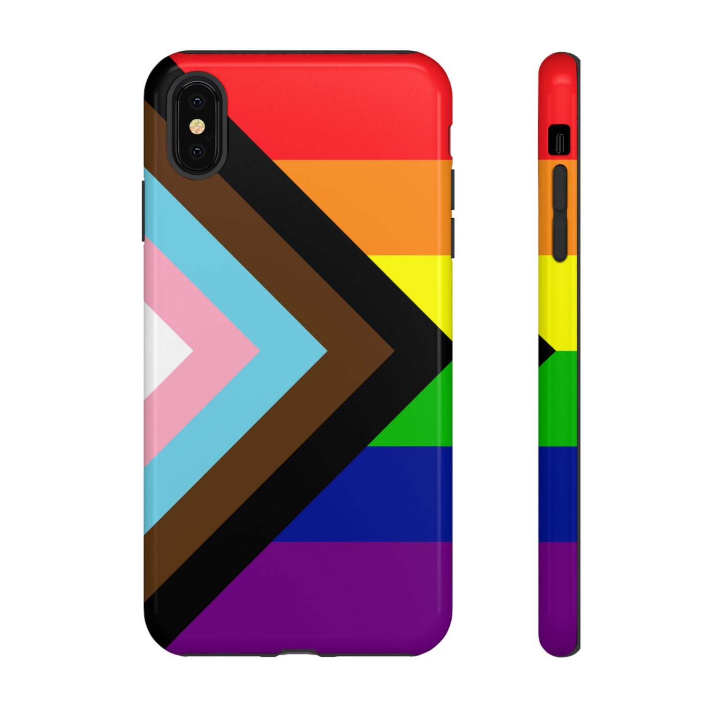 Progress Pride iPhone Case – LGBTQ Flag Protective Cover for iPhone 11 12 13 14 15 16 17