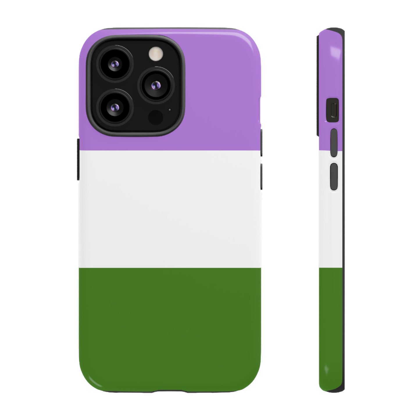 Genderqueer Pride iPhone Case – LGBTQ Flag Protective Cover for iPhone 11 12 13 14 15 16 17