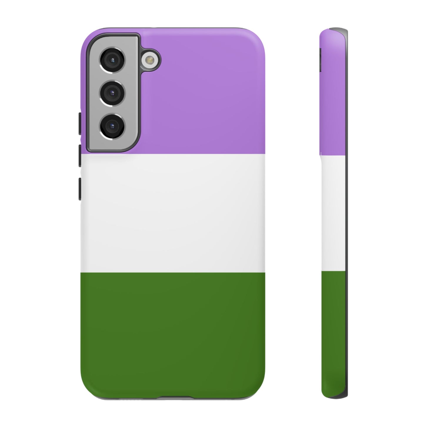 Genderqueer Pride Samsung Phone Case – LGBTQ Flag Protective Cover for Galaxy S21 S22 S23 S24 S25