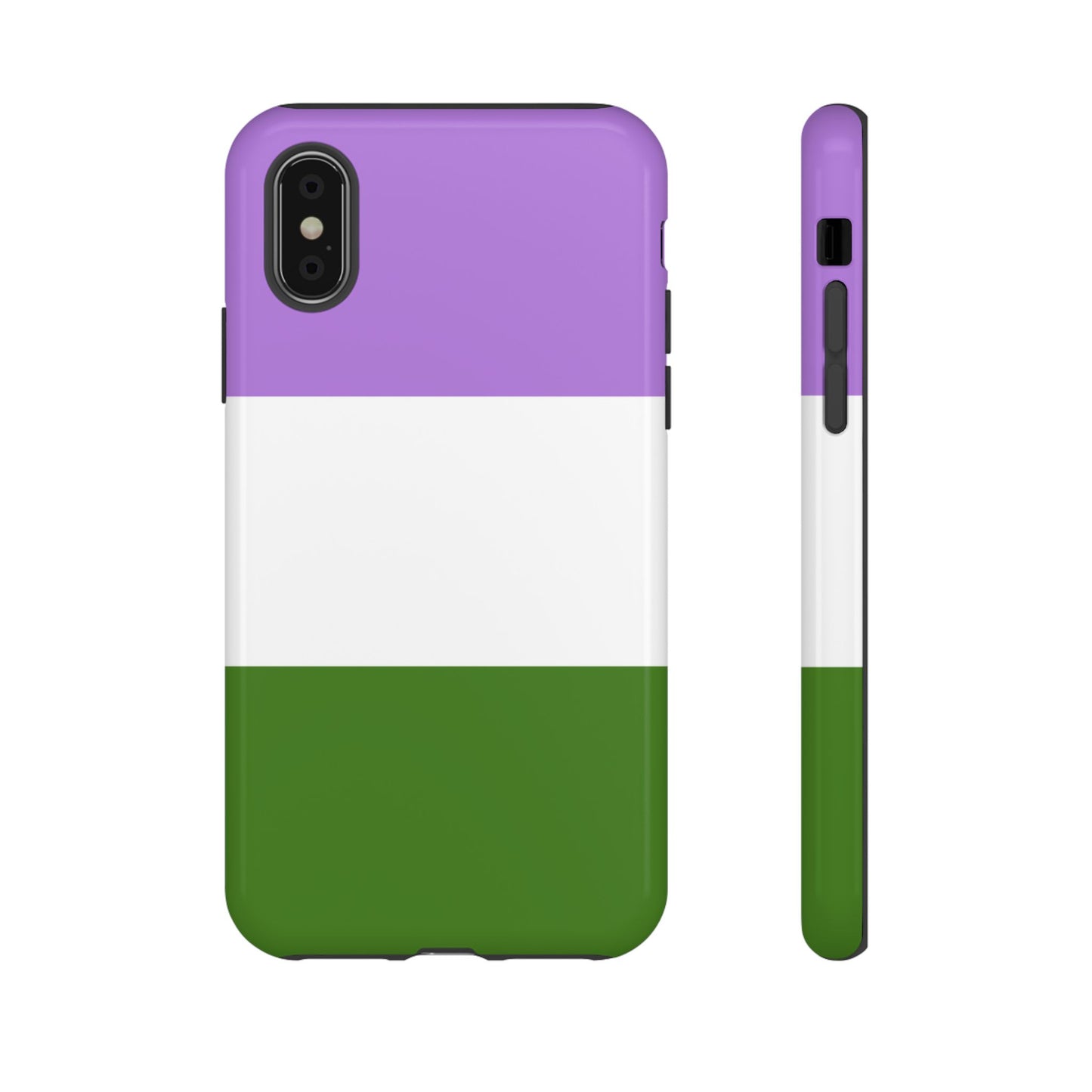 Genderqueer Pride iPhone Case – LGBTQ Flag Protective Cover for iPhone 11 12 13 14 15 16 17