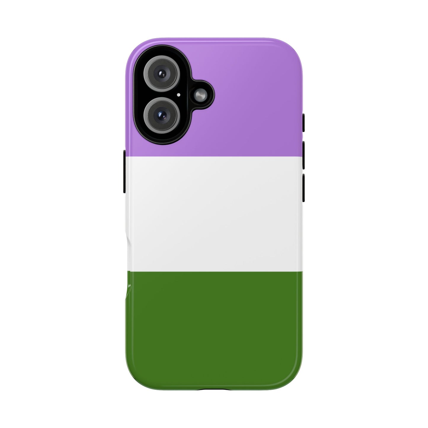 Genderqueer Pride iPhone Case – LGBTQ Flag Protective Cover for iPhone 11 12 13 14 15 16 17
