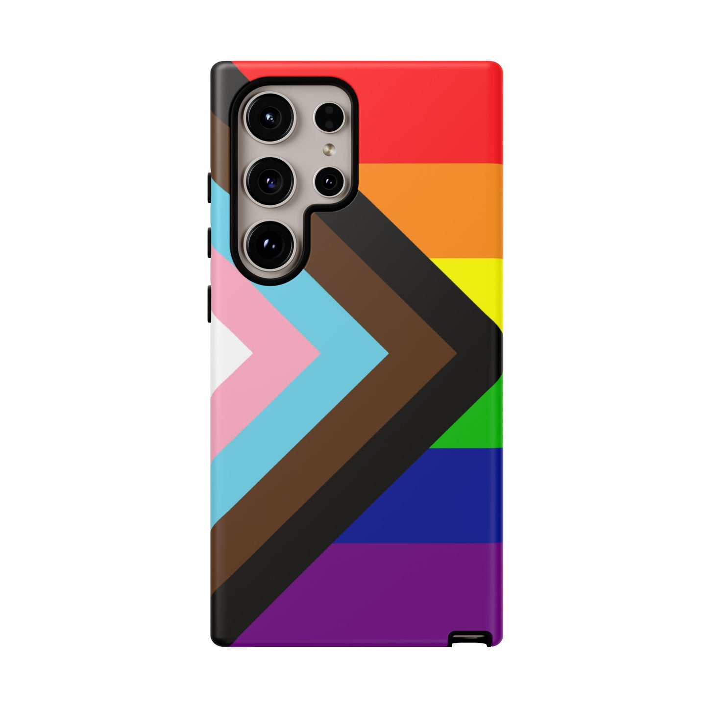Progress Pride Samsung Phone Case – LGBTQ Flag Protective Cover for Galaxy S21 S22 S23 S24 S25