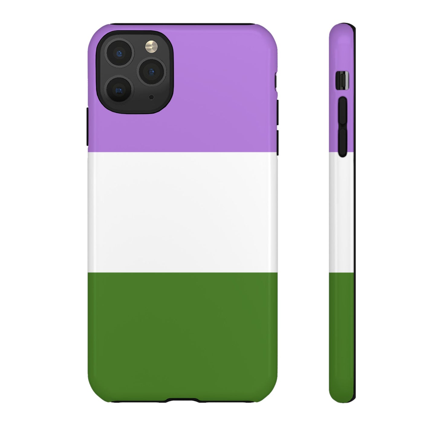 Genderqueer Pride iPhone Case – LGBTQ Flag Protective Cover for iPhone 11 12 13 14 15 16 17