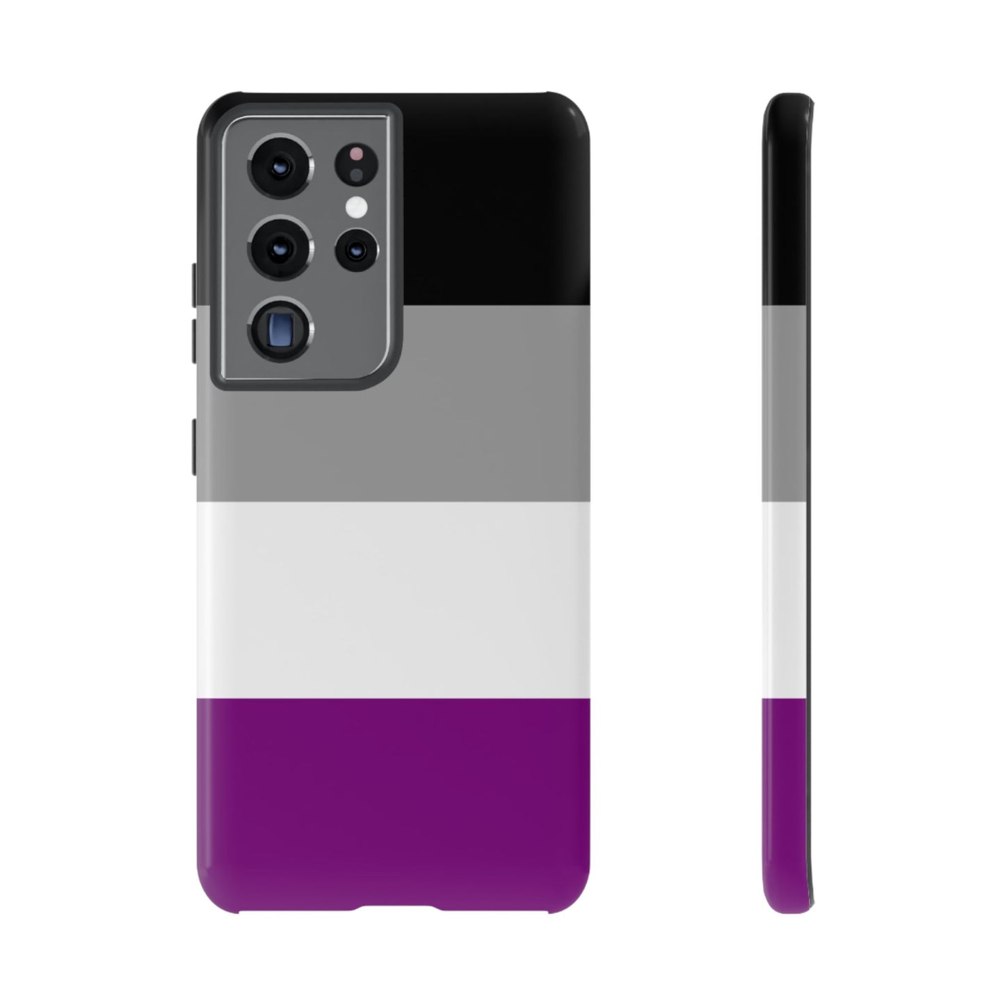 Asexual Pride Samsung Phone Case – LGBTQ Flag Protective Cover for Galaxy S21 S22 S23 S24 S25