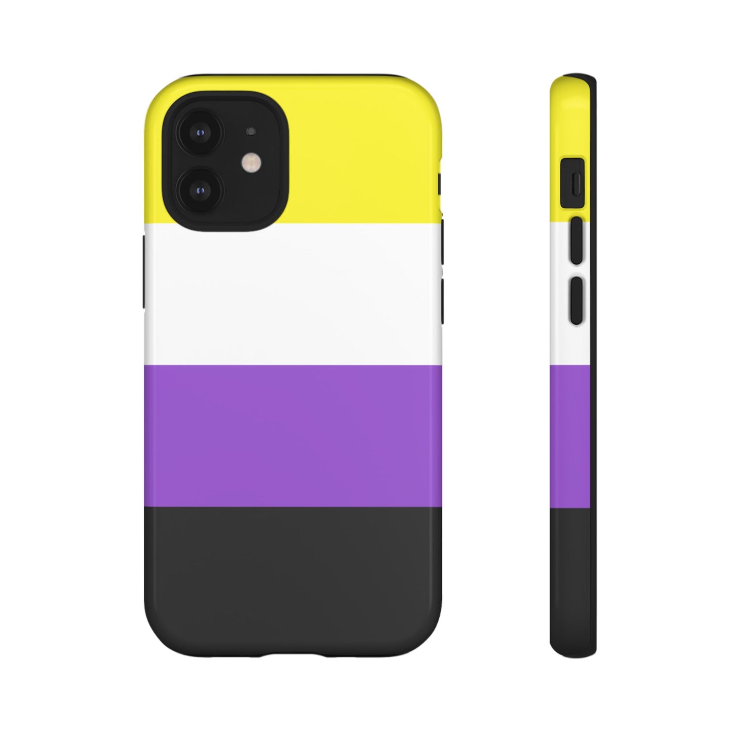 Nonbinary Pride iPhone Case – LGBTQ Flag Protective Cover for iPhone 11 12 13 14 15 16 17