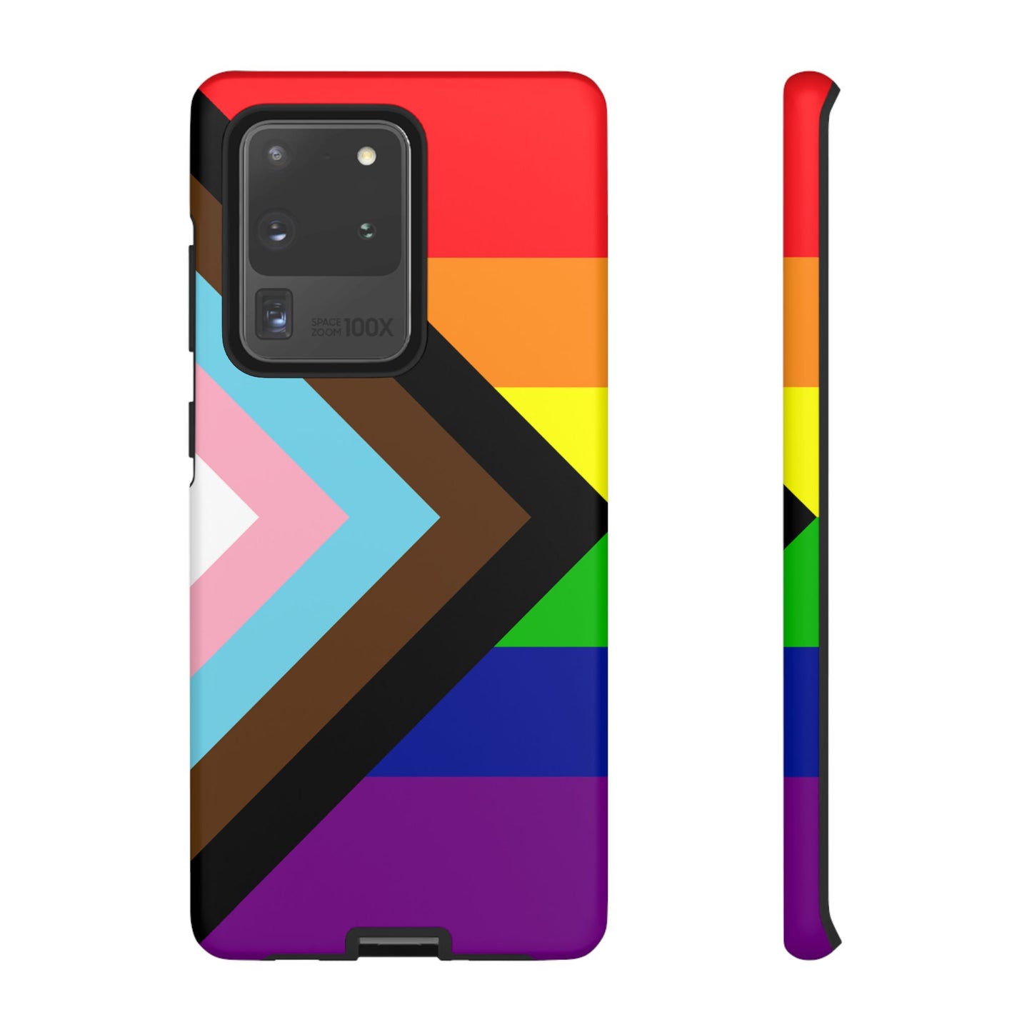 Progress Pride Samsung Phone Case – LGBTQ Flag Protective Cover for Galaxy S21 S22 S23 S24 S25