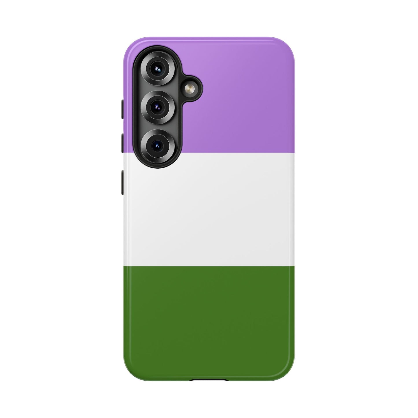 Genderqueer Pride Samsung Phone Case – LGBTQ Flag Protective Cover for Galaxy S21 S22 S23 S24 S25