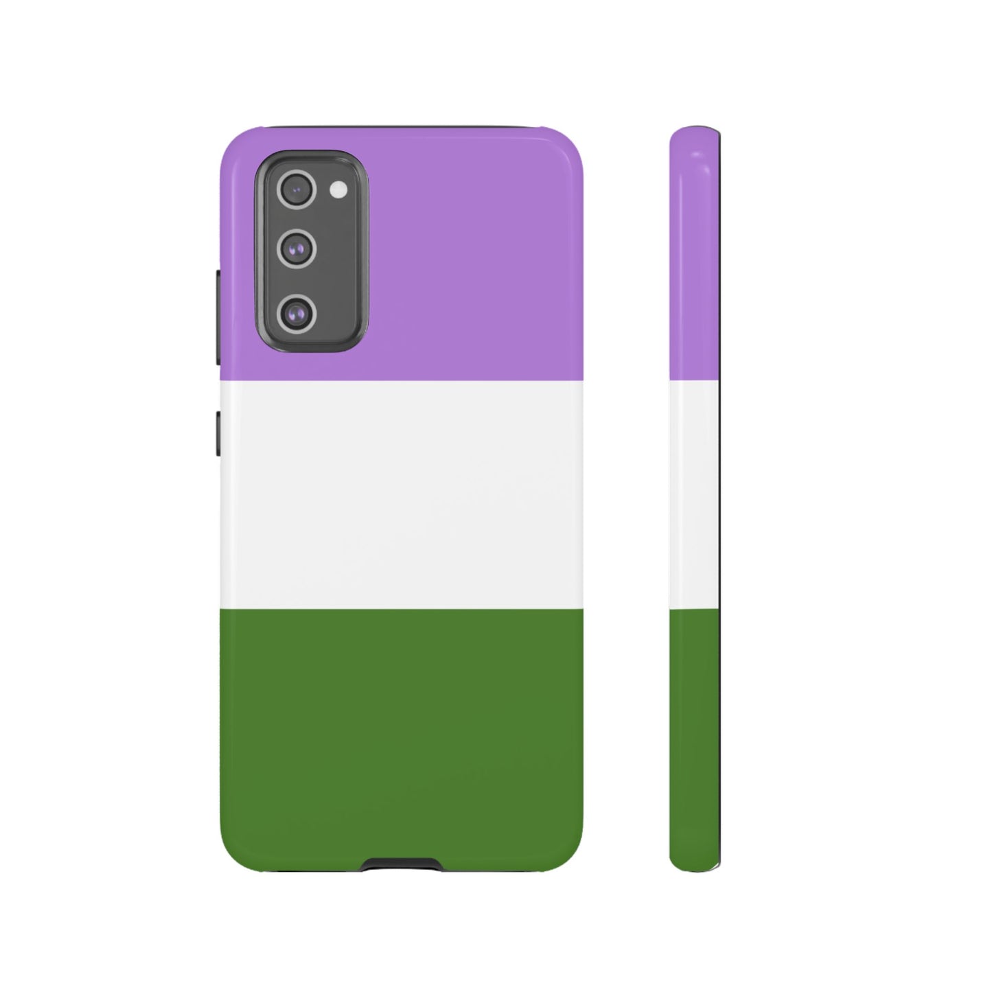 Genderqueer Pride Samsung Phone Case – LGBTQ Flag Protective Cover for Galaxy S21 S22 S23 S24 S25