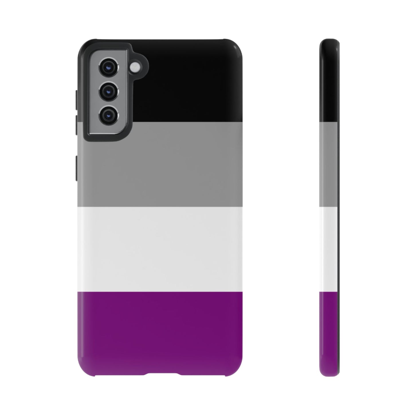 Asexual Pride Samsung Phone Case – LGBTQ Flag Protective Cover for Galaxy S21 S22 S23 S24 S25