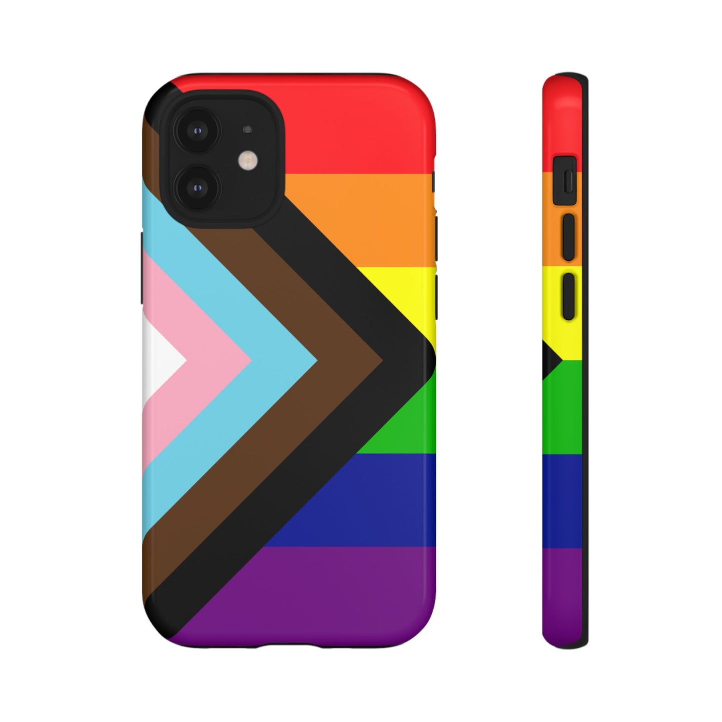 Progress Pride iPhone Case – LGBTQ Flag Protective Cover for iPhone 11 12 13 14 15 16 17