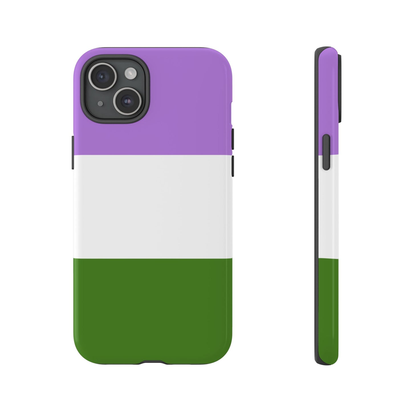 Genderqueer Pride iPhone Case – LGBTQ Flag Protective Cover for iPhone 11 12 13 14 15 16 17