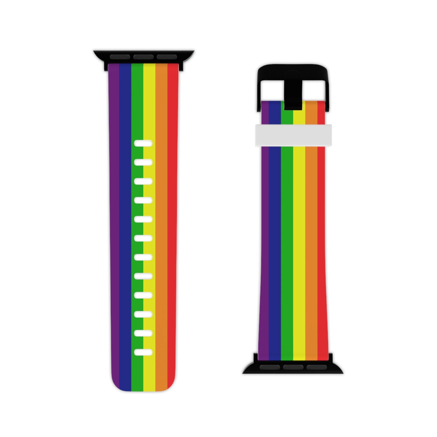 Rainbow Pride Apple Watch Band – LGBTQ Silicone Strap