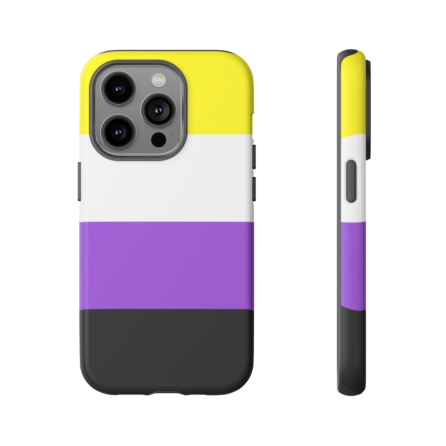 Nonbinary Pride iPhone Case – LGBTQ Flag Protective Cover for iPhone 11 12 13 14 15 16 17