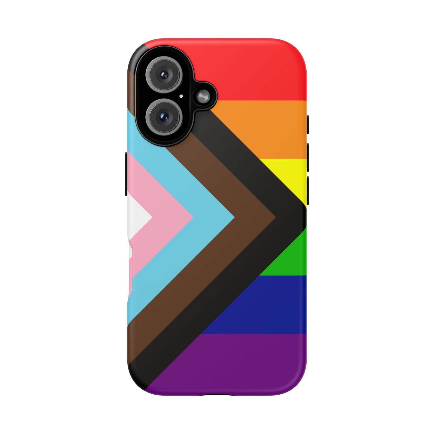 Progress Pride iPhone Case – LGBTQ Flag Protective Cover for iPhone 11 12 13 14 15 16 17
