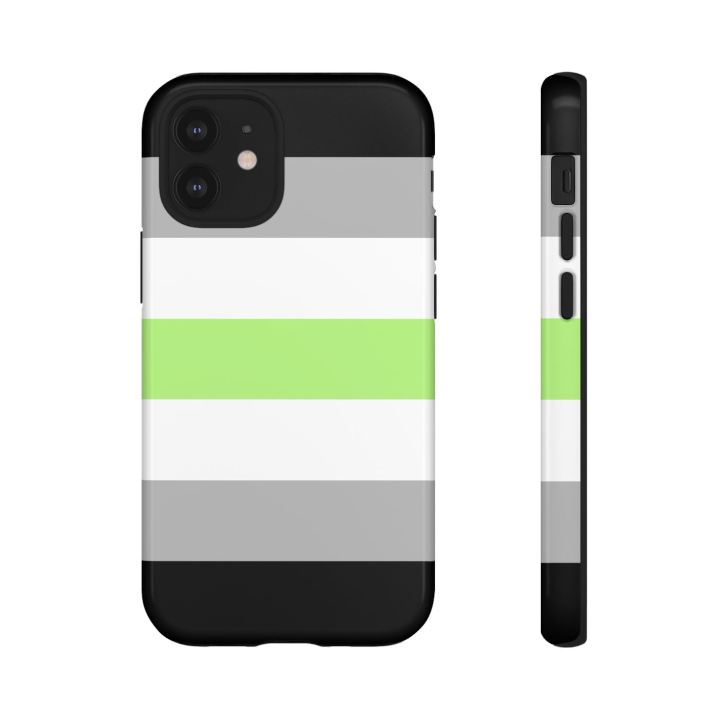 Agender Pride iPhone Case – LGBTQ Flag Protective Cover for iPhone 11 12 13 14 15 16 17