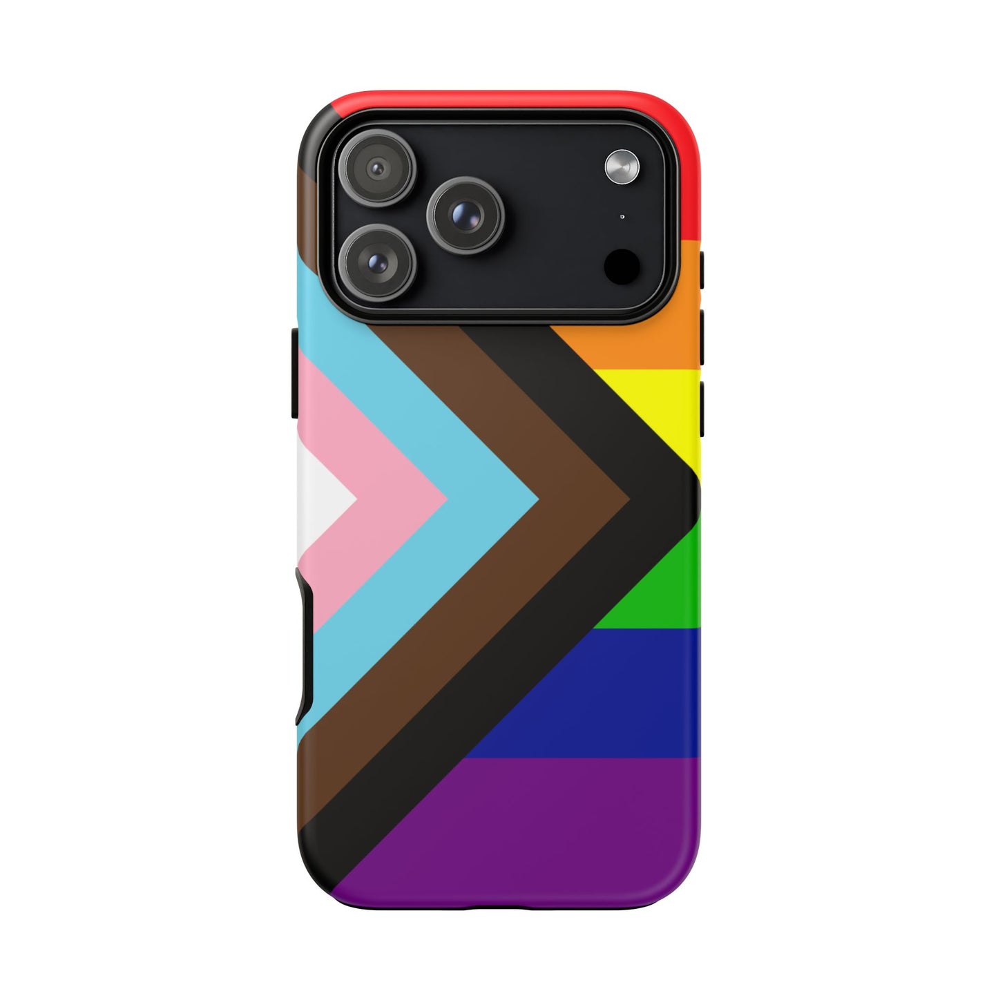 Progress Pride iPhone Case – LGBTQ Flag Protective Cover for iPhone 11 12 13 14 15 16 17