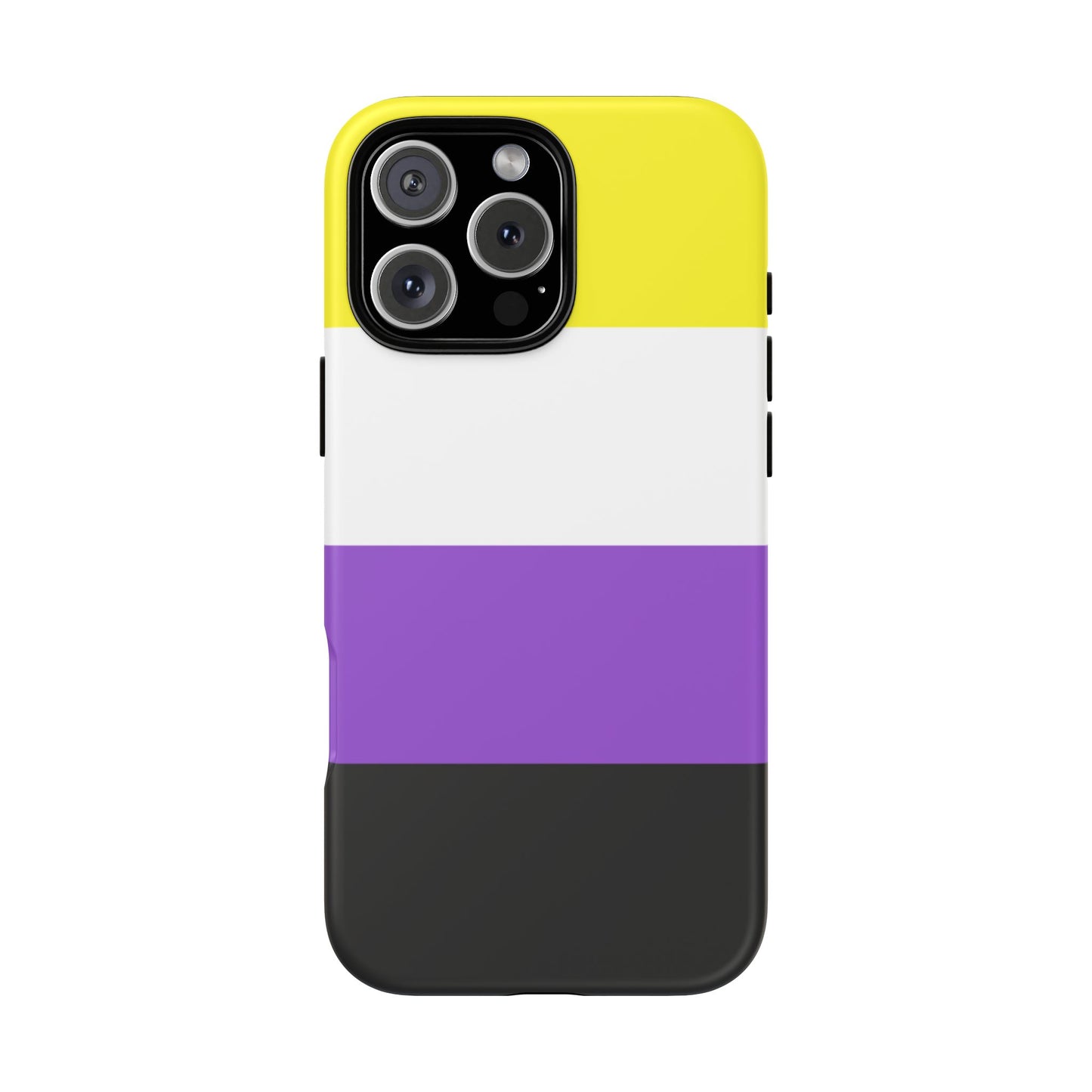 Nonbinary Pride iPhone Case – LGBTQ Flag Protective Cover for iPhone 11 12 13 14 15 16 17