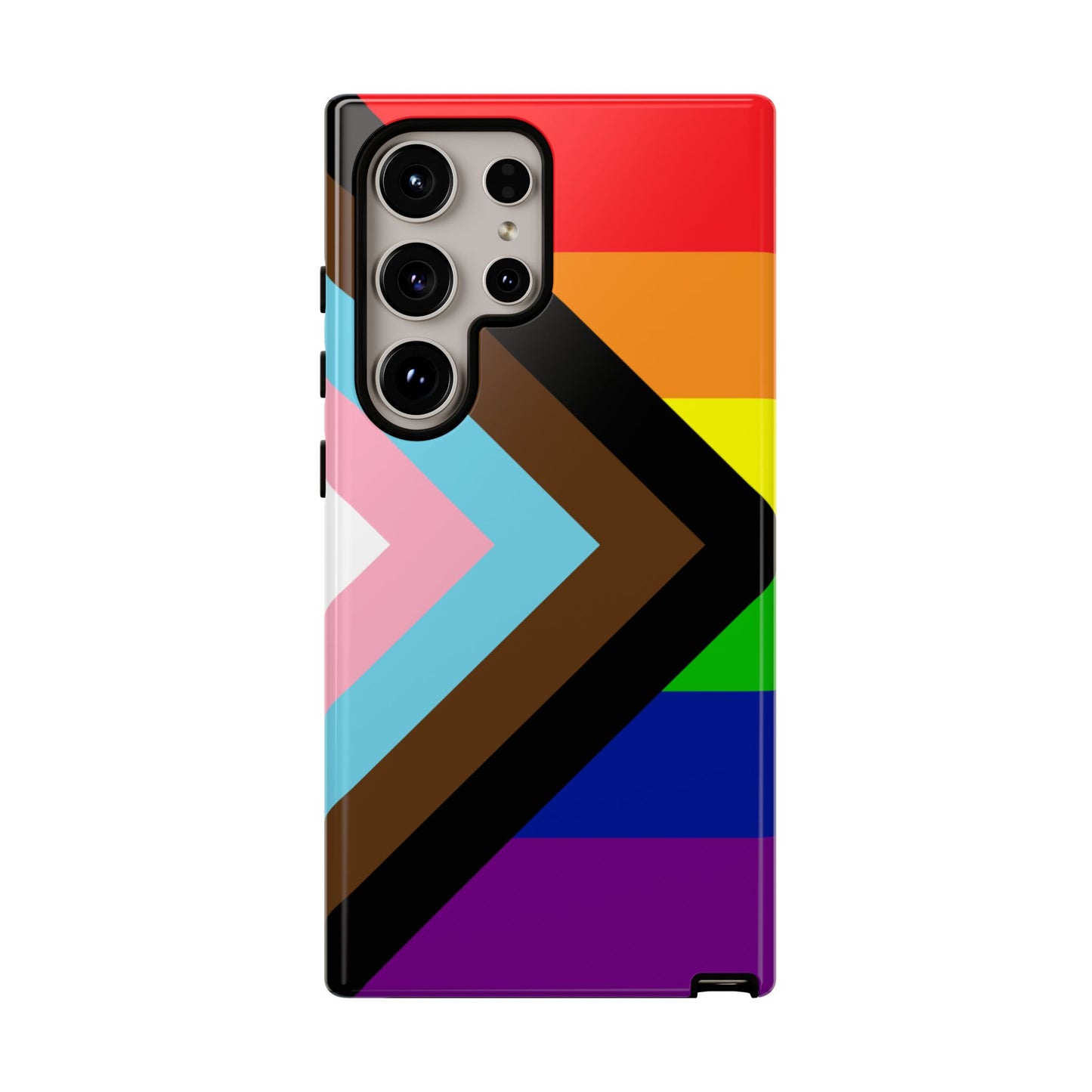 Progress Pride Samsung Phone Case – LGBTQ Flag Protective Cover for Galaxy S21 S22 S23 S24 S25