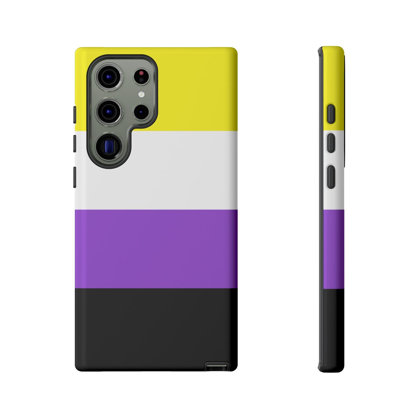Nonbinary Pride Samsung Phone Case – LGBTQ Flag Protective Cover for Galaxy S21 S22 S23 S24 S25