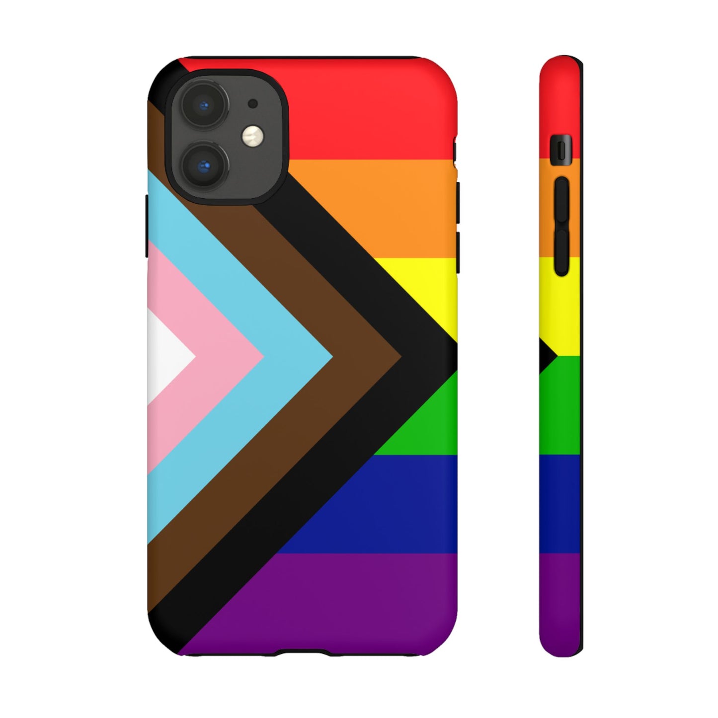 Progress Pride iPhone Case – LGBTQ Flag Protective Cover for iPhone 11 12 13 14 15 16 17